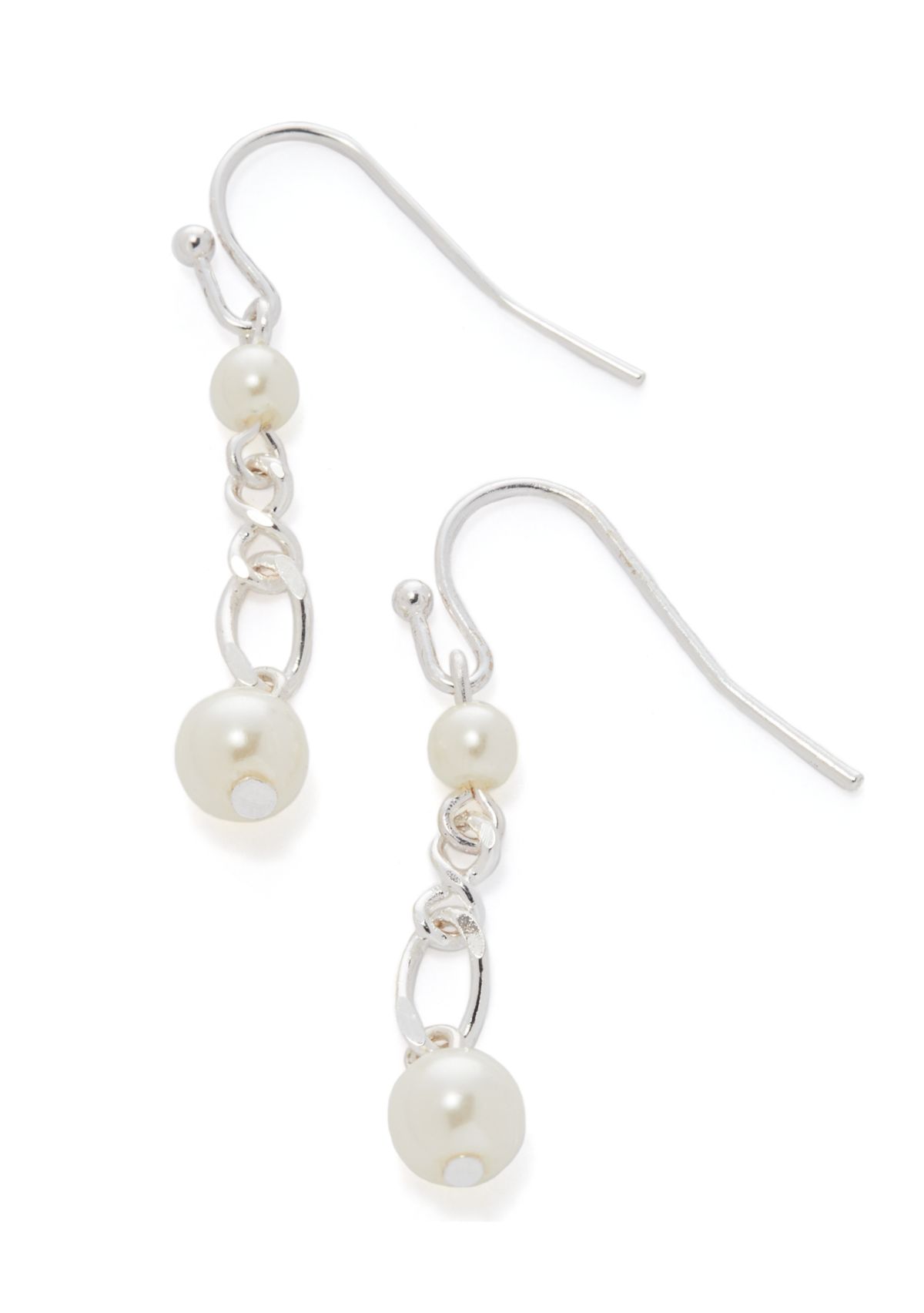 Linear Pearl Earrings
