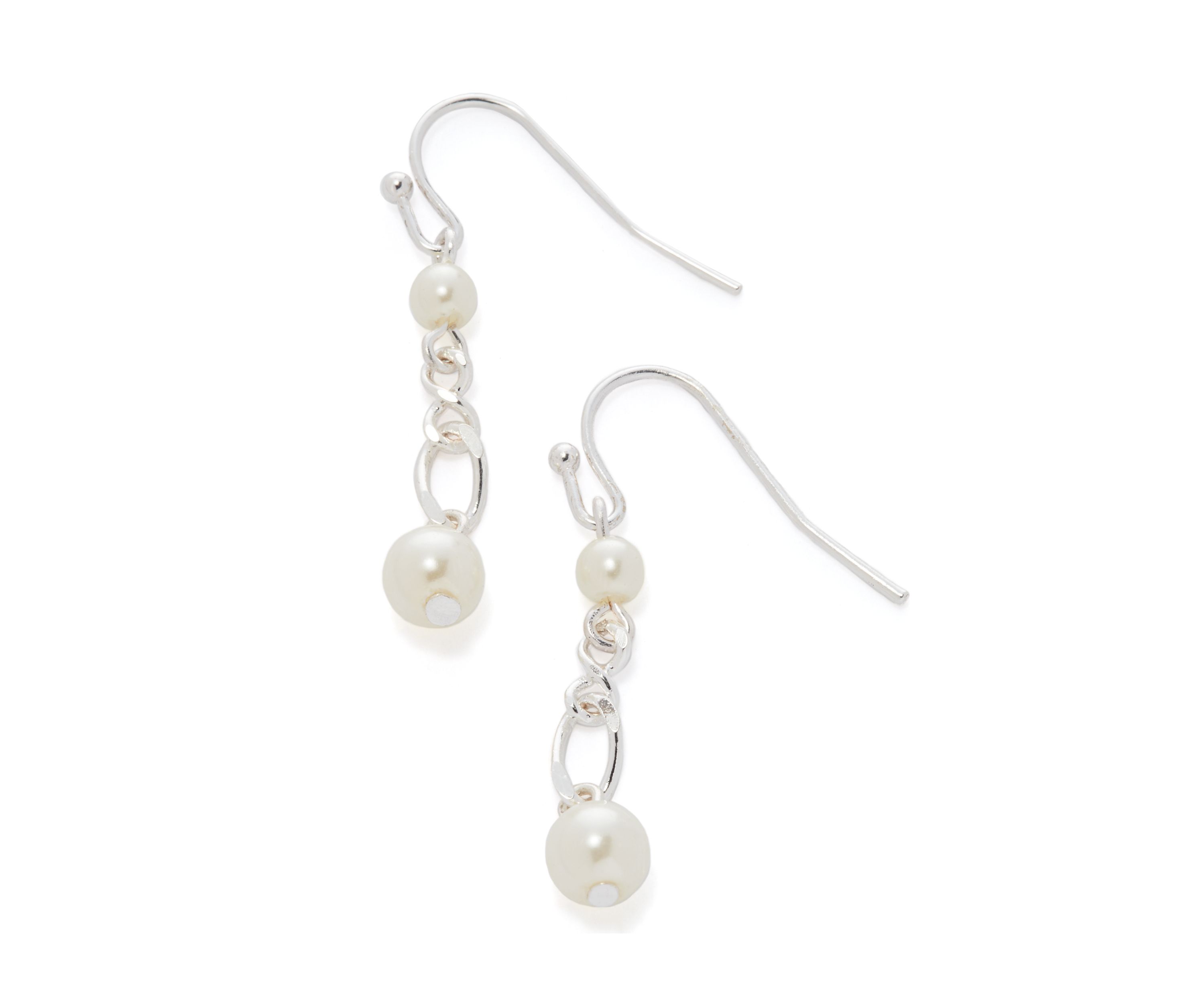 Linear Pearl Earrings