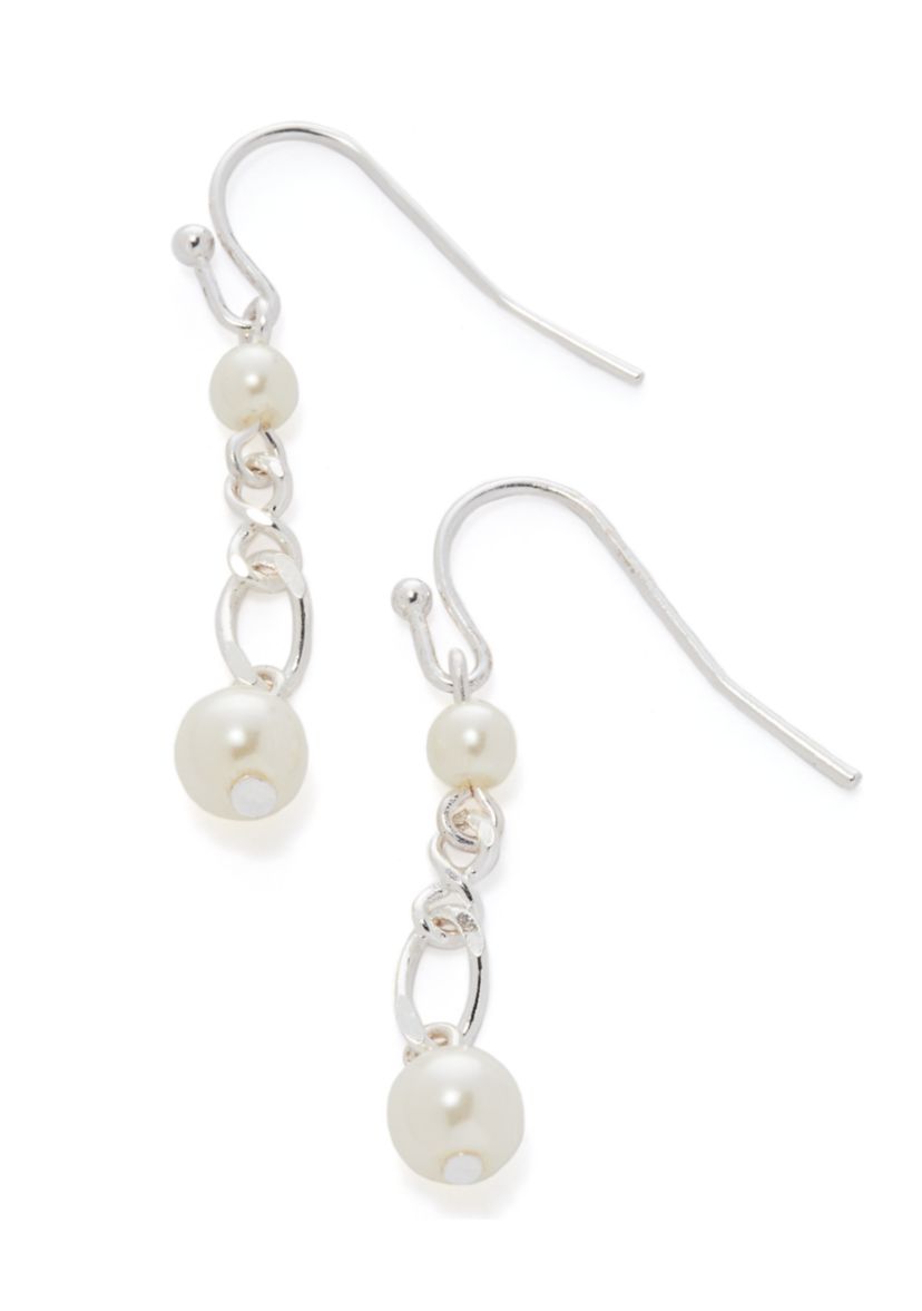 Linear Pearl Earrings