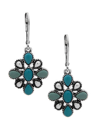 Jewelry Earrings Dangles Steve Madden Dangle turquoise elegant 