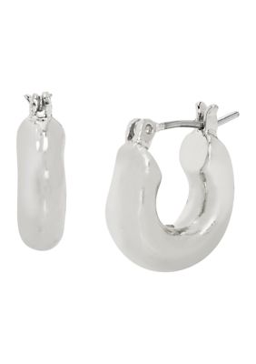Robert Lee Morris Soho Sculpted Hoop Earrings
