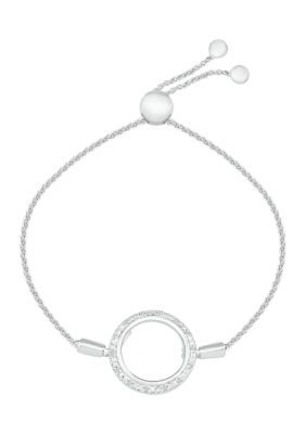 7Continents 1/10 Ct. T.w. Diamond Sterling Silver Fashion Bolo Bracelet