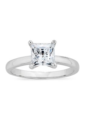 1ct Halo Style Cz .925 Sterling Silver Ring Sizes 5-10 