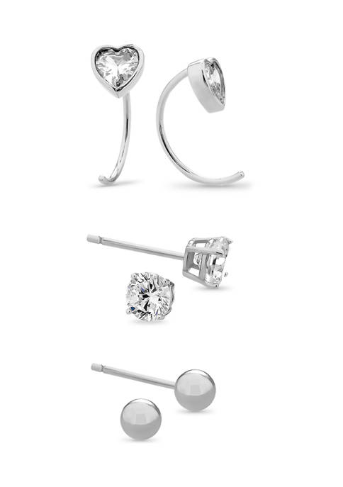 Designs by Helen Andrews Sterling Silver Cubic Zirconia