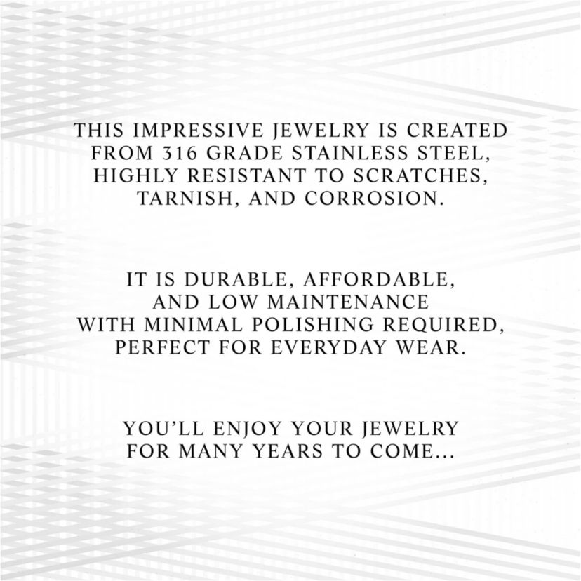 Lab Created Stainless Steel 50mm White Cubic Zirconia Carbon Fiber Reversible Wood Cross Pendant 24-Inch Necklace