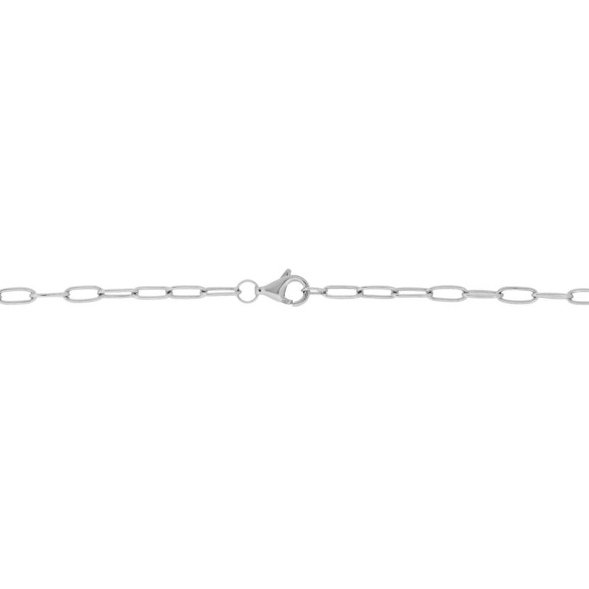 Lab Created Sterling Silver White Cubic Zirconia Locket Pendant 18-Inch Necklace