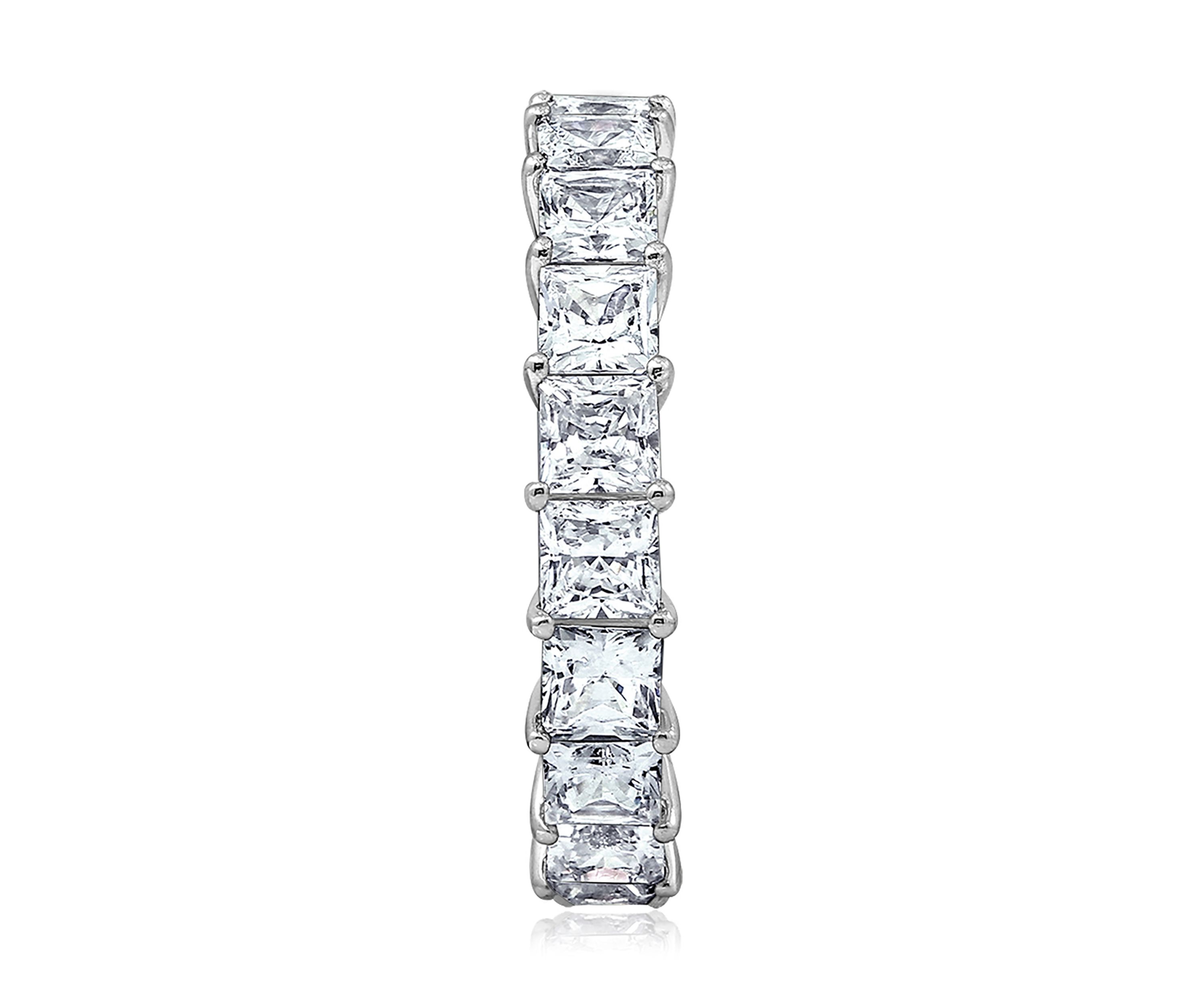 4.74 ct. t.w. Swarovski® Zirconia Princess Cut Ring