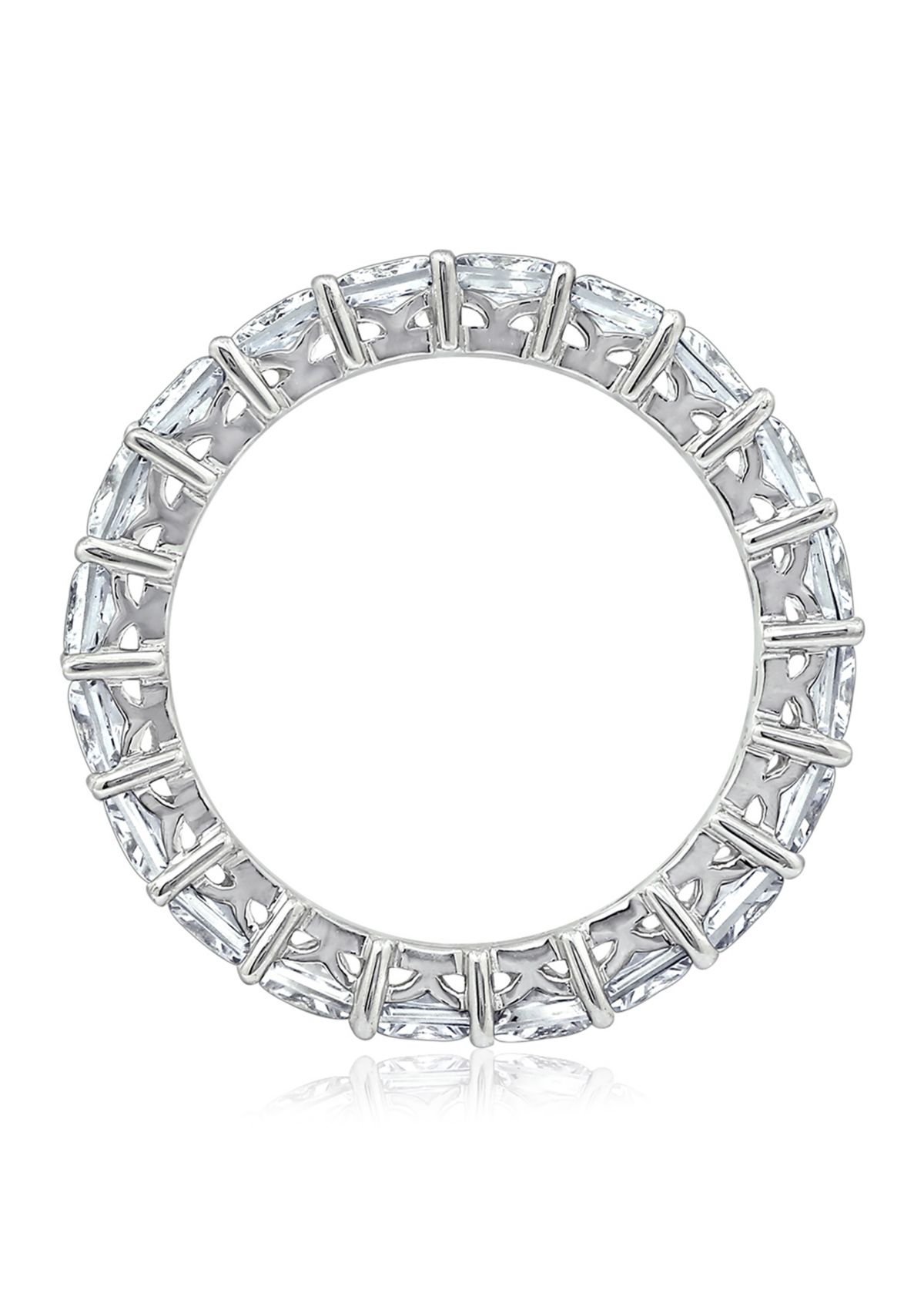 4.74 ct. t.w. Swarovski® Zirconia Princess Cut Ring