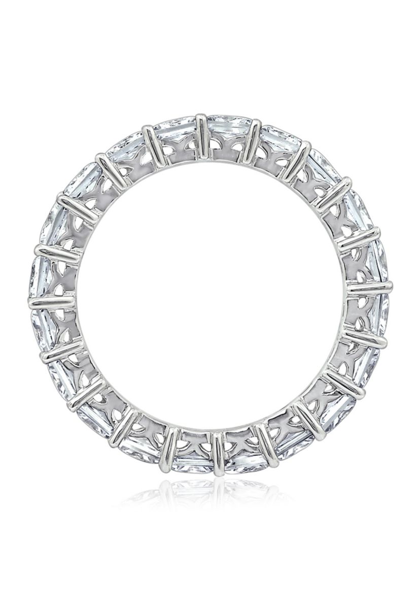 4.74 ct. t.w. Swarovski® Zirconia Princess Cut Ring