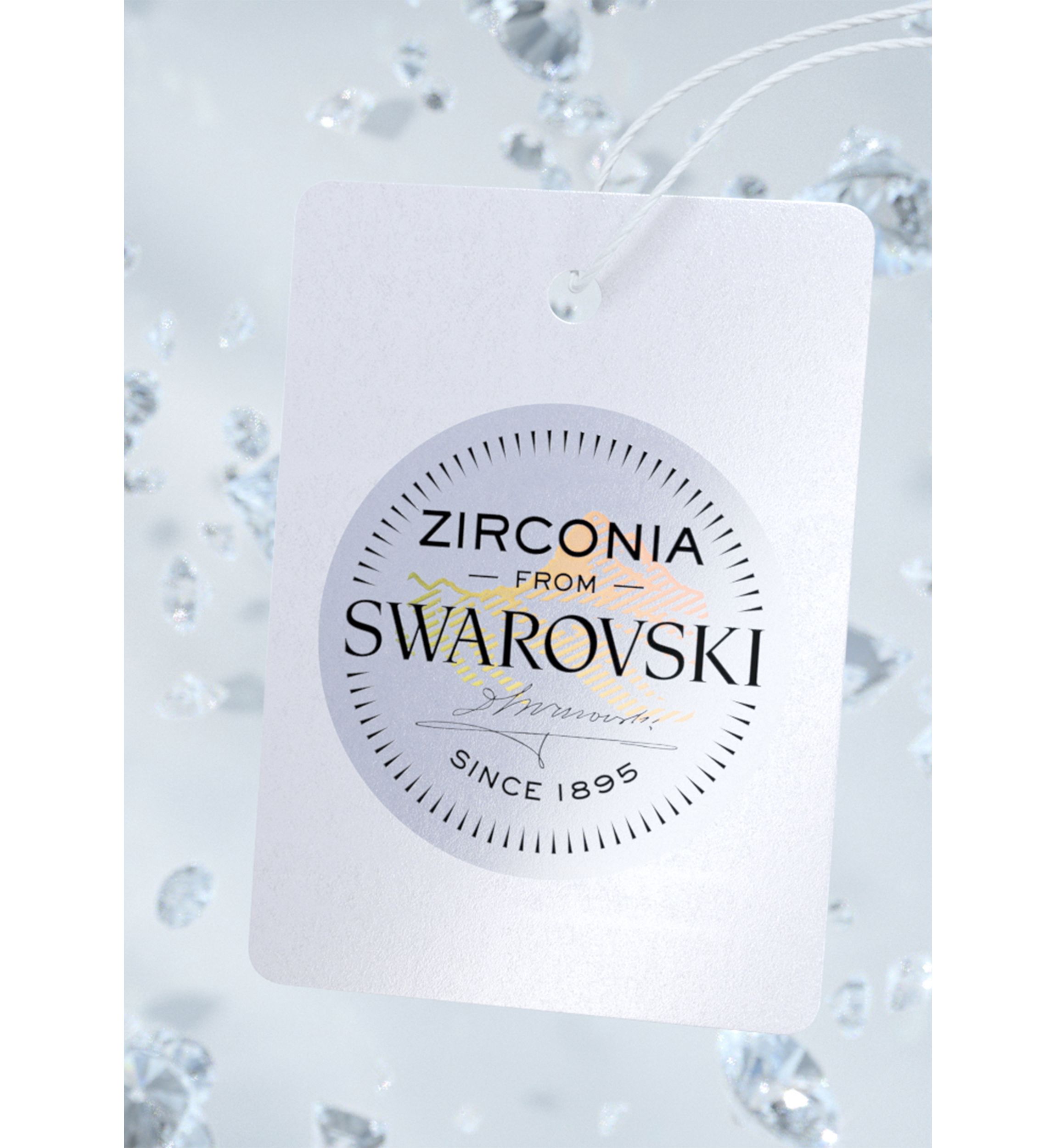4.74 ct. t.w. Swarovski® Zirconia Princess Cut Ring