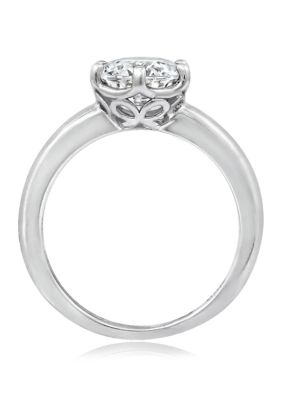 2 ct. t.w. Swarovski® Zirconia Round Solitaire Ring