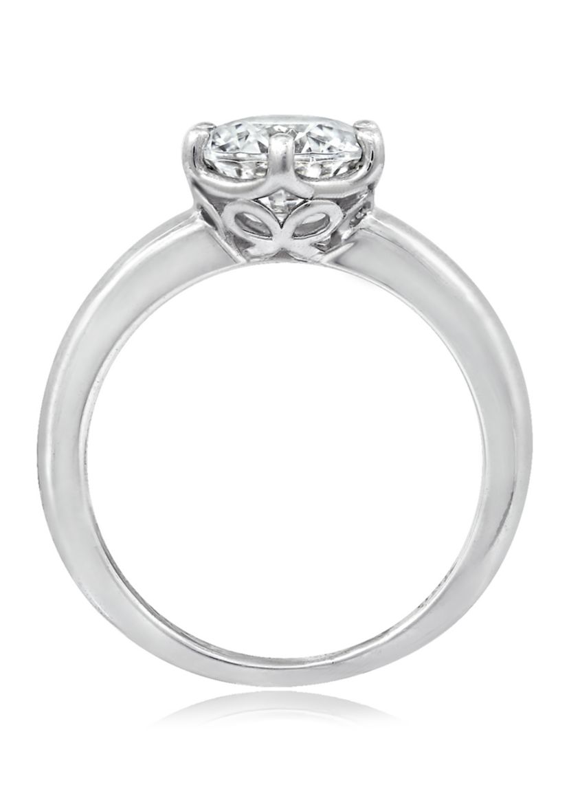2 ct. t.w. Swarovski® Zirconia Round Solitaire Ring