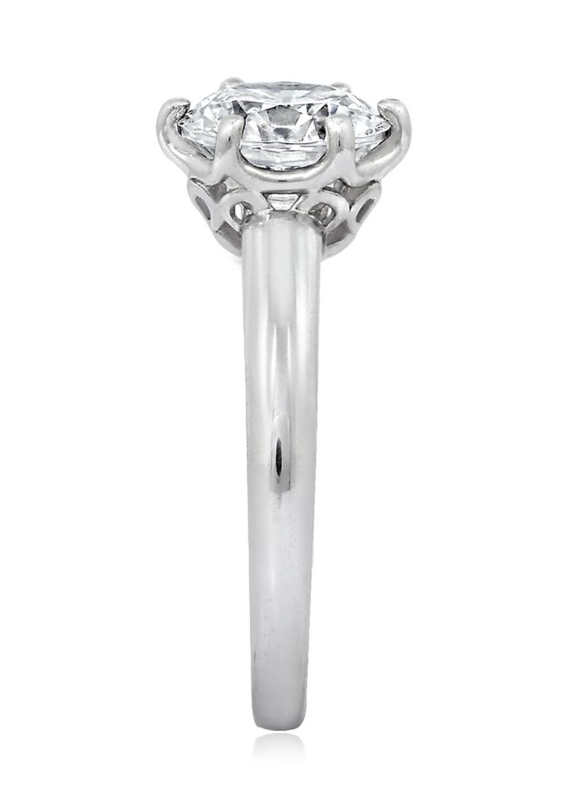 2 ct. t.w. Swarovski® Zirconia Round Solitaire Ring