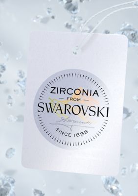 1.5 ct. t.w. Swarovski® Zirconia 7-Stone Round-Cut and Created Sapphire Ring