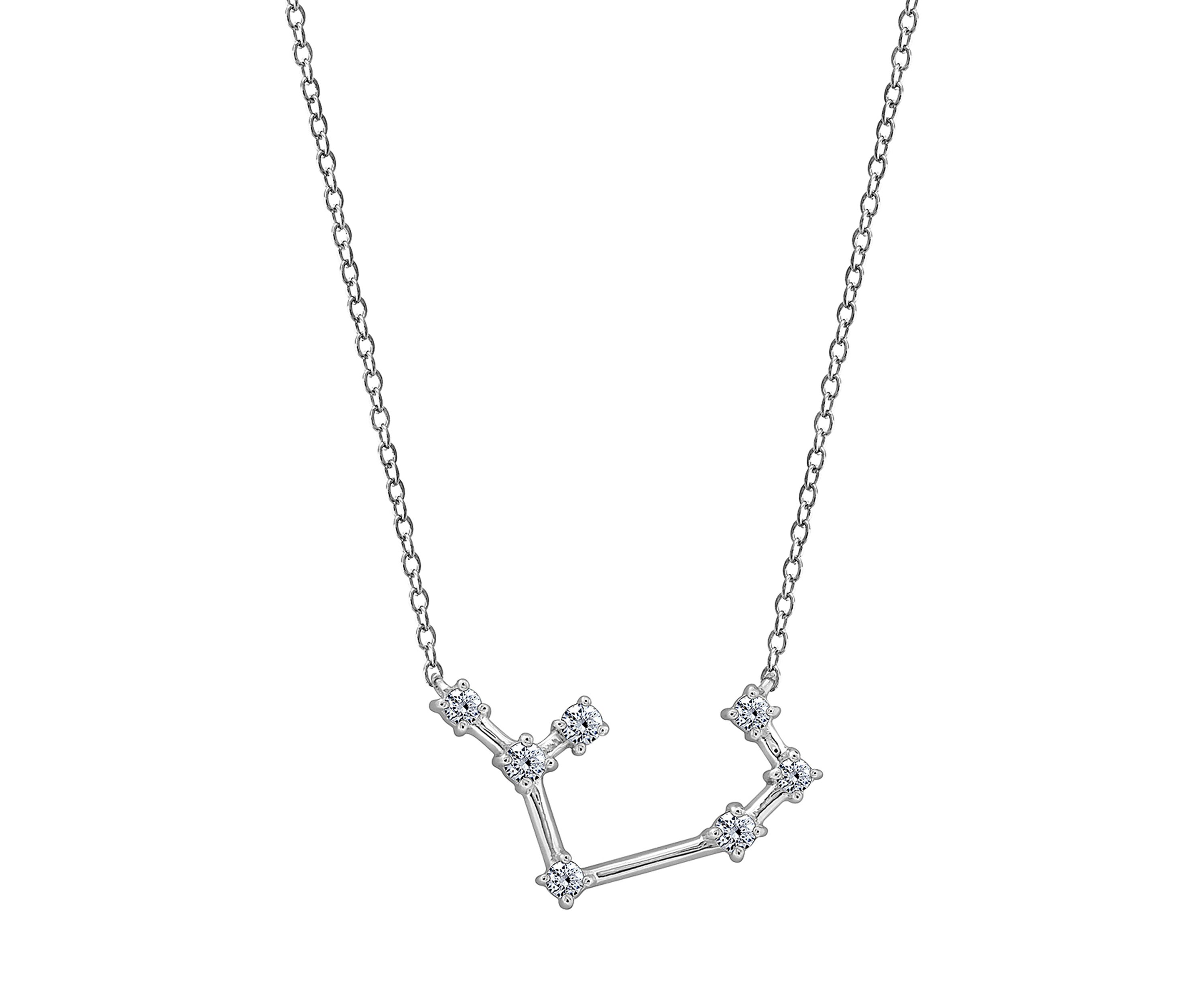 J'admire Platinum Plated Sterling Silver 1/5 ct. t.w. Swarovski® Cubic ...