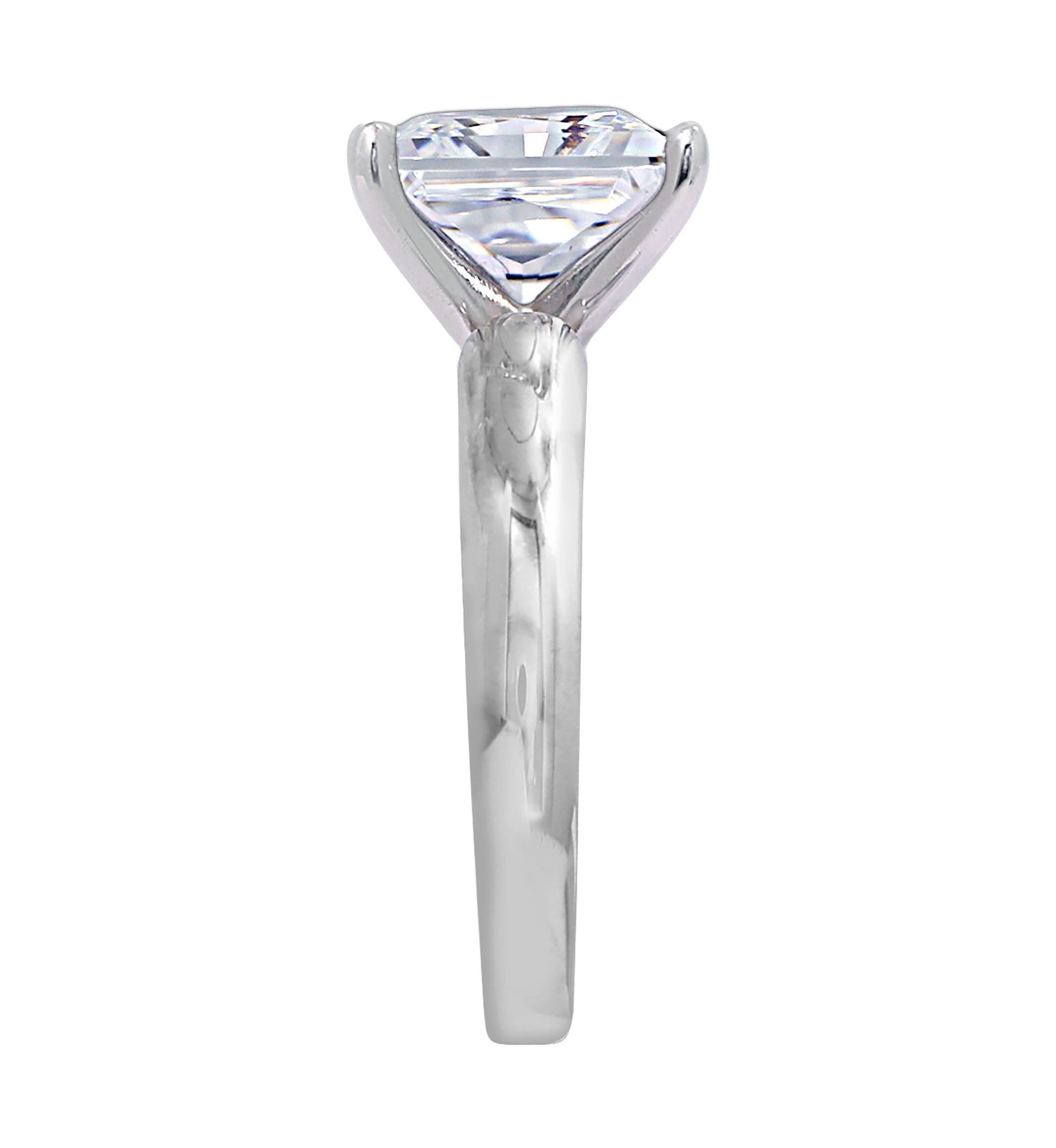 3 ct. t.w. 8.5 Millimeter Princess Cut Cubic Zirconia Solitaire Ring