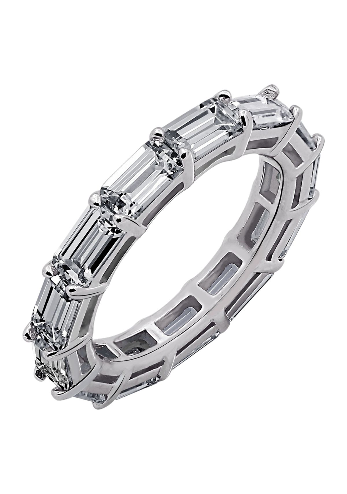 4.2 ct. t.w. Baguette Cut Cubic Zirconia Eternity Ring