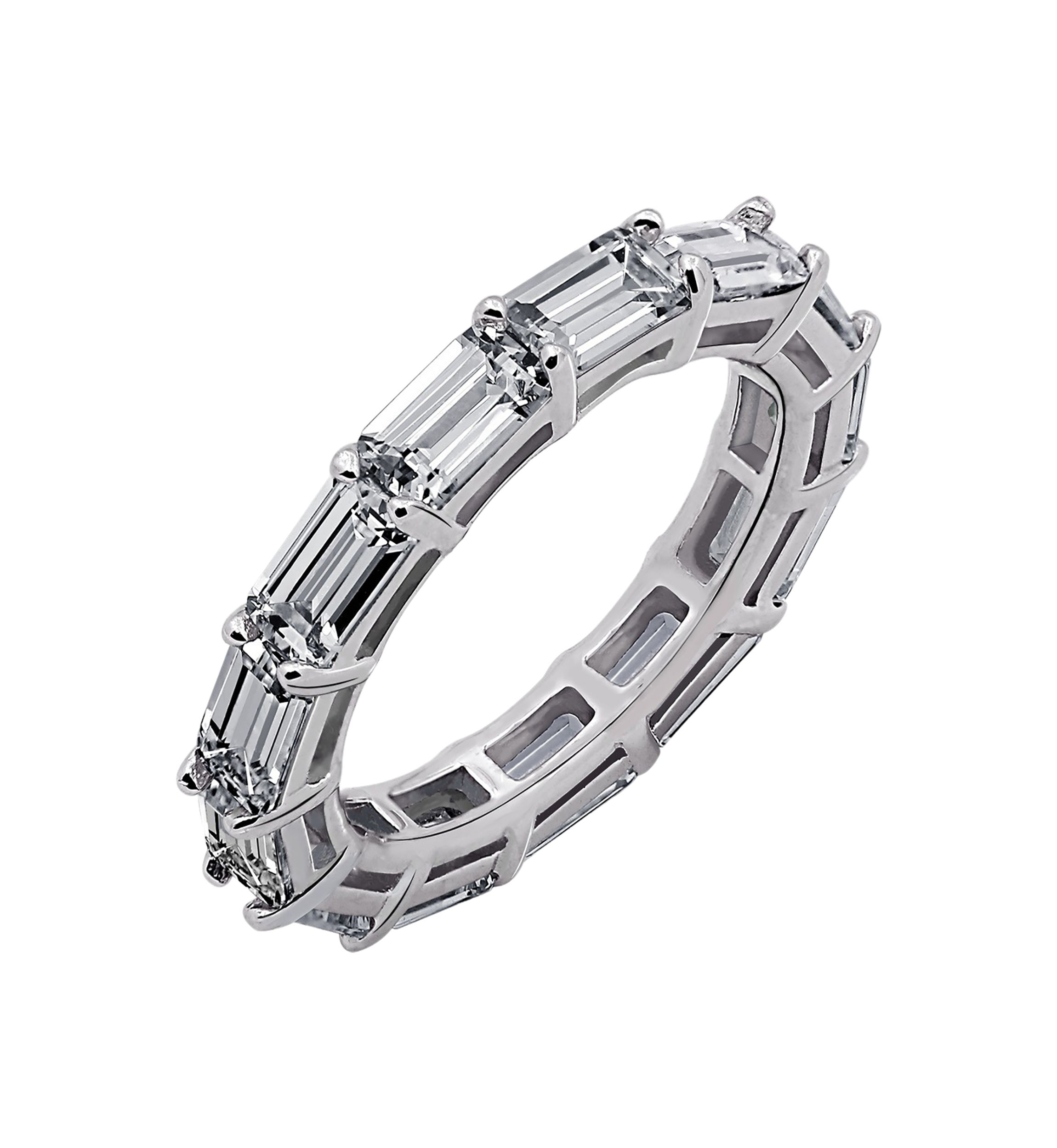 4.2 ct. t.w. Baguette Cut Cubic Zirconia Eternity Ring