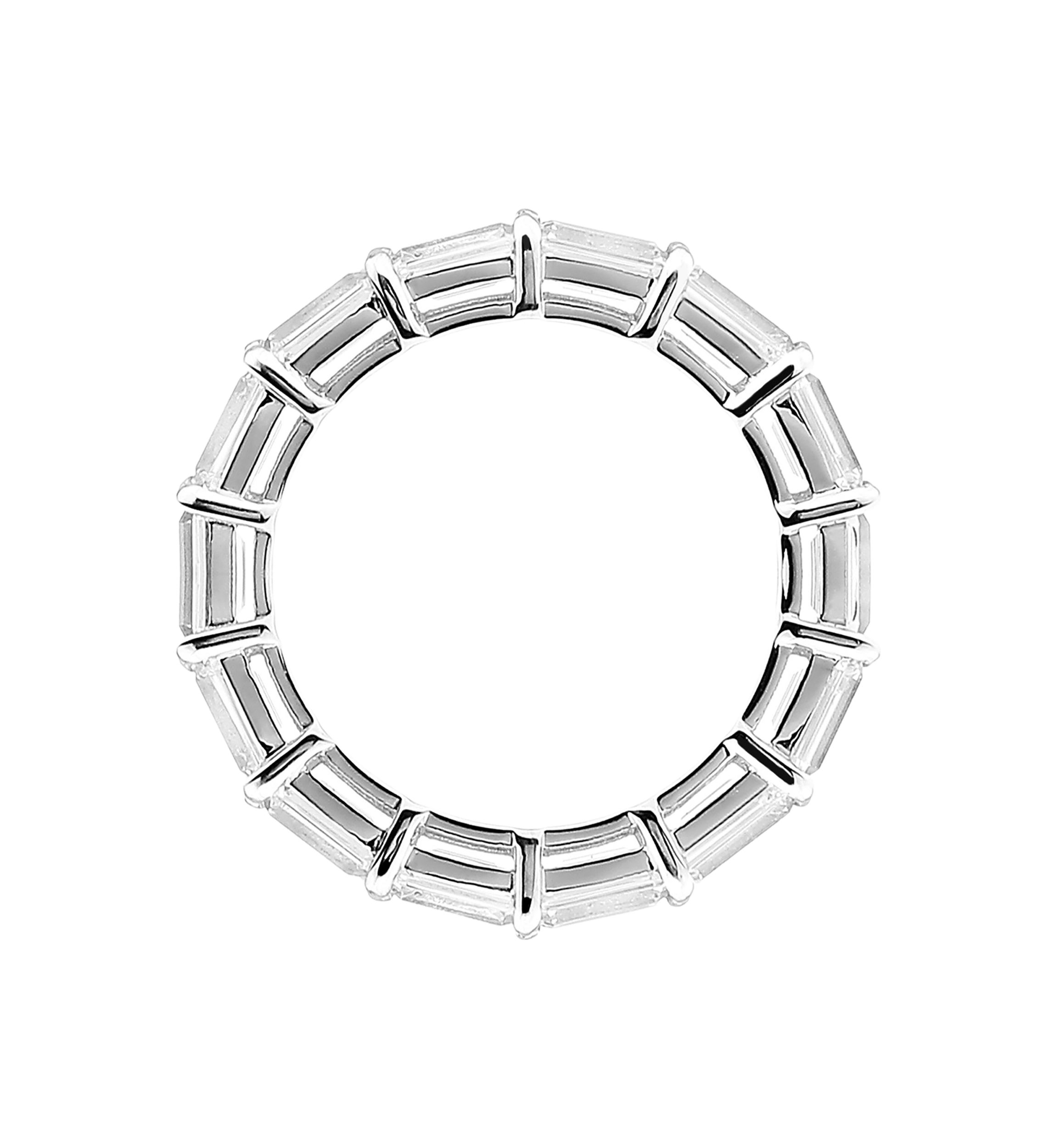 4.2 ct. t.w. Baguette Cut Cubic Zirconia Eternity Ring