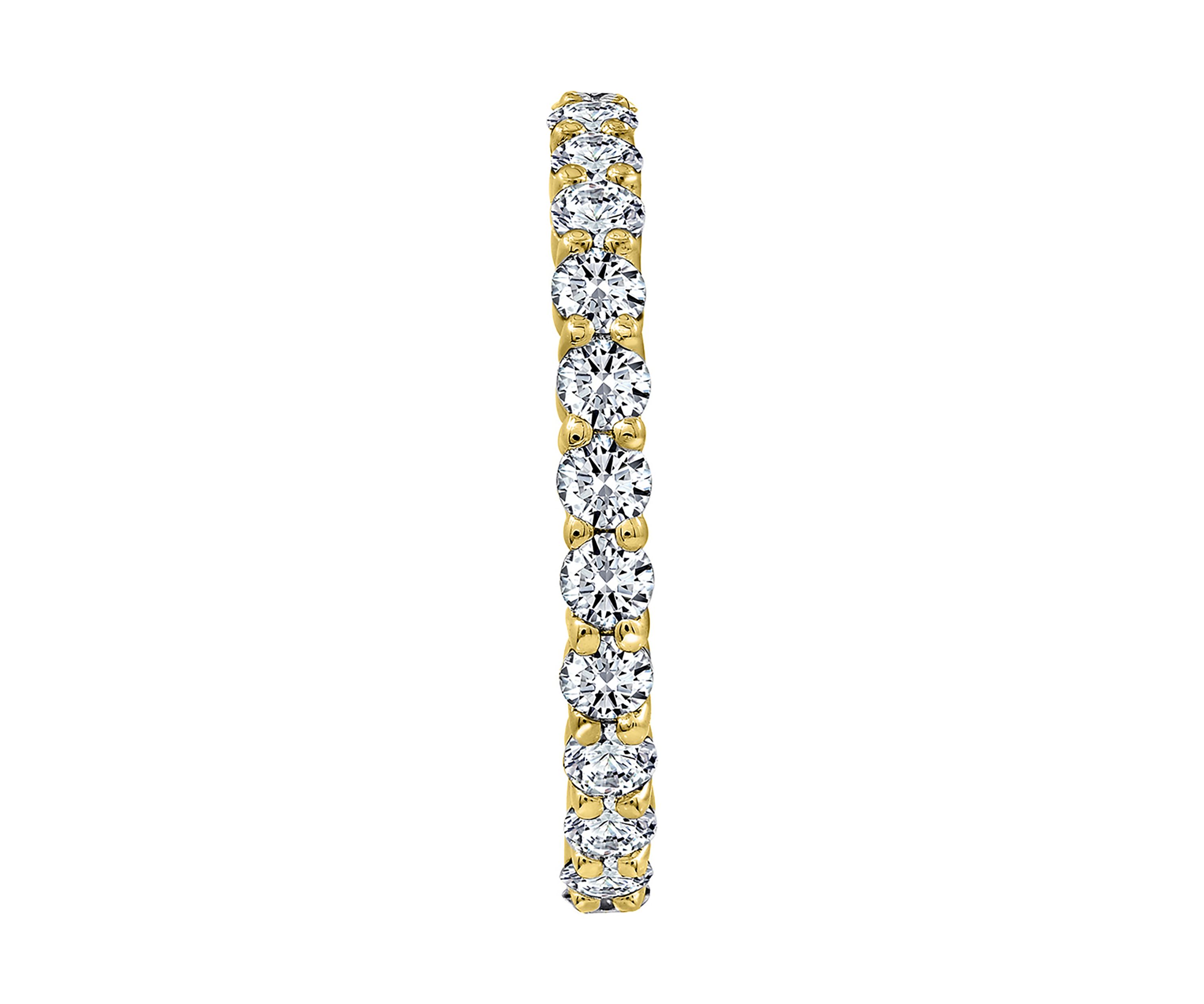 2 ct. t.w. 2.5 Millimeter Round Cut Cubic Zirconia Eternity Ring