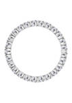  2 ct. t.w. 2.5 Millimeter Round Cut Cubic Zirconia Eternity Ring