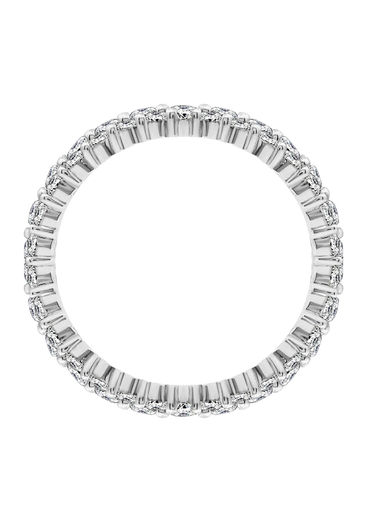 4.24 ct. t.w. Cubic Zirconia Set of 3 Eternity Band Ring