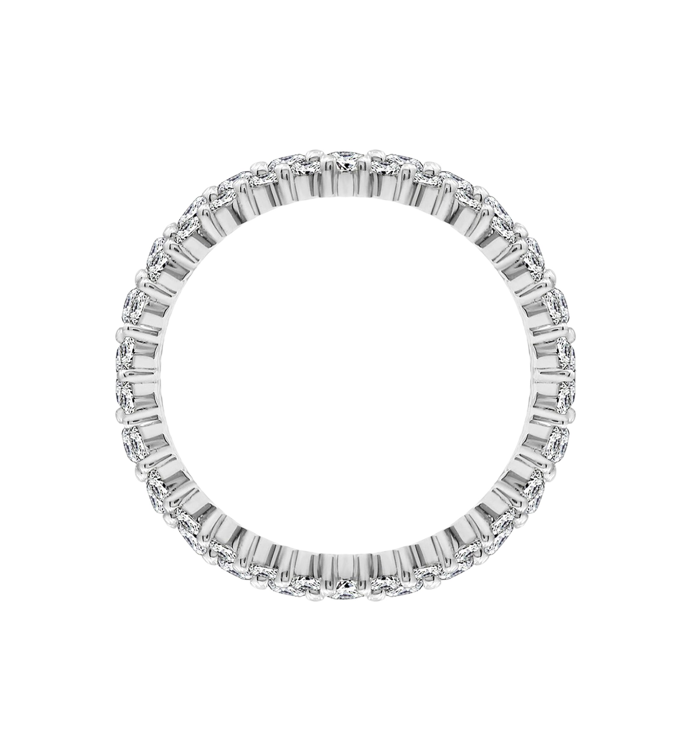 4.24 ct. t.w. Cubic Zirconia Set of 3 Eternity Band Ring