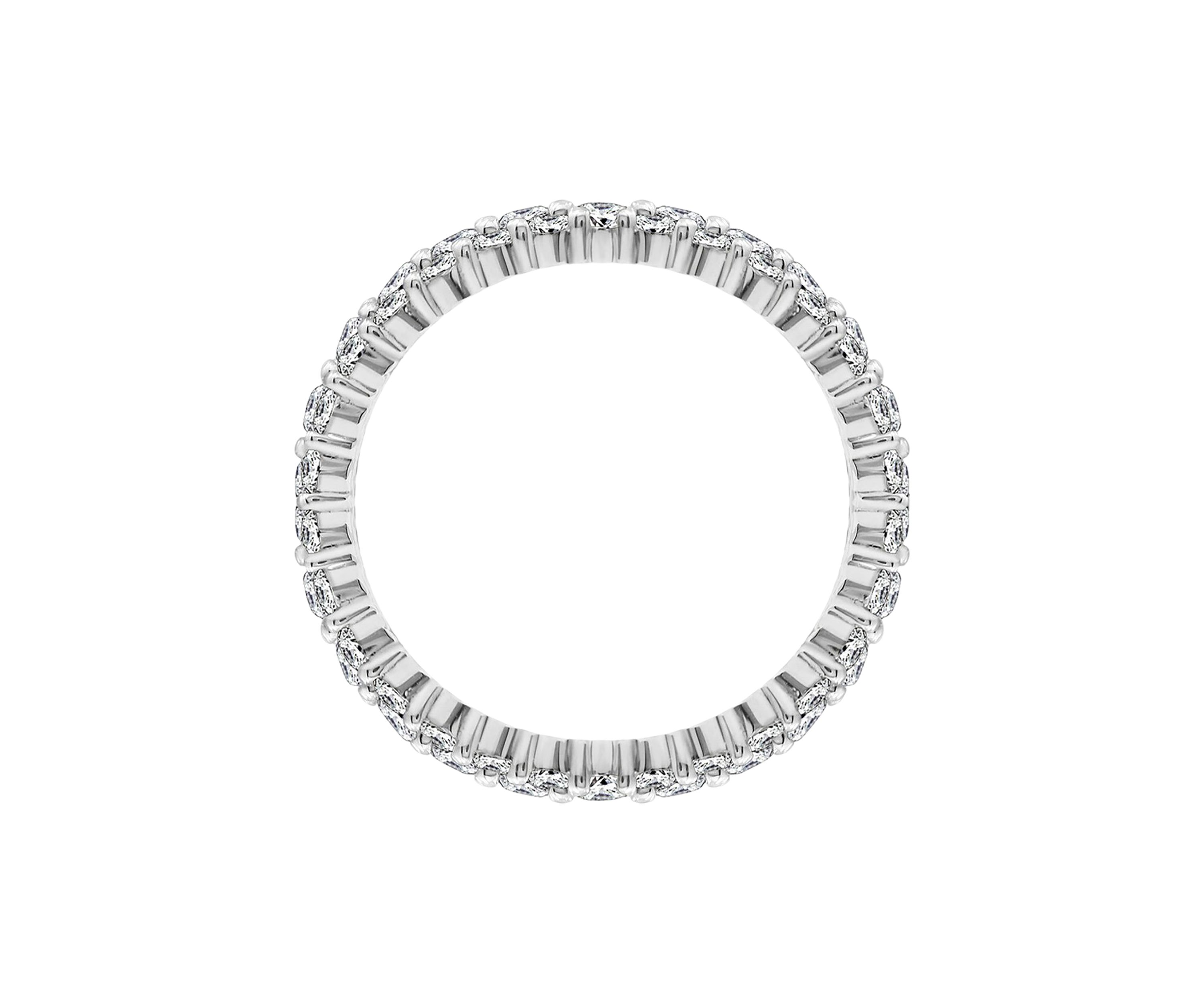 4.24 ct. t.w. Cubic Zirconia Set of 3 Eternity Band Ring