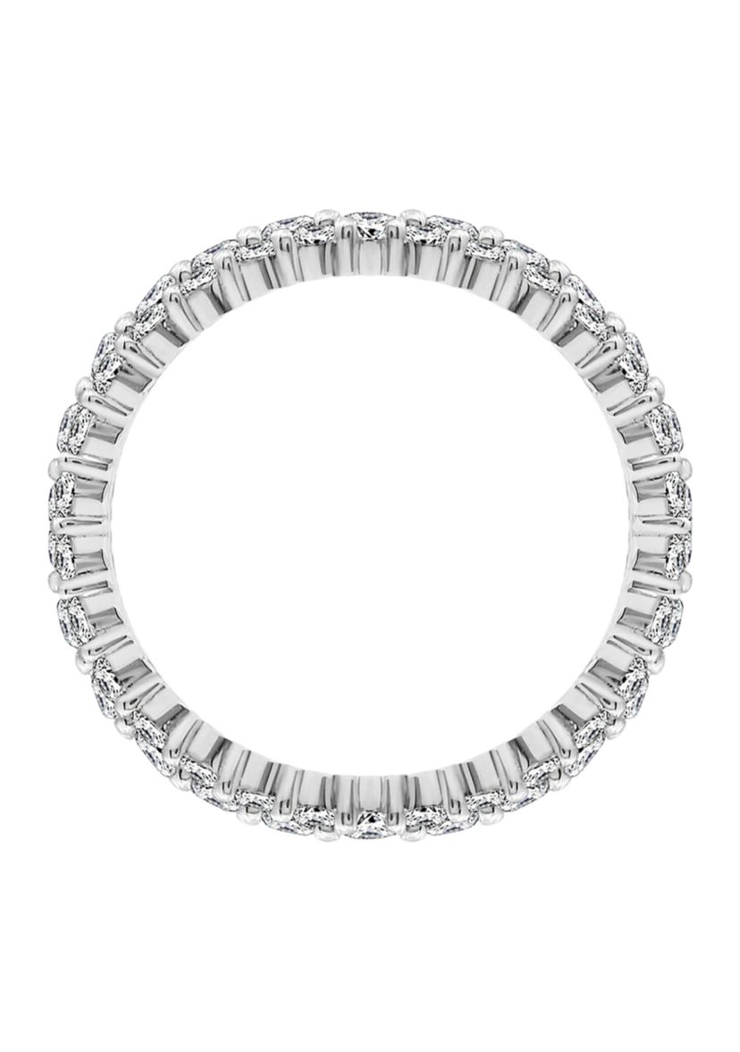 4.24 ct. t.w. Cubic Zirconia Set of 3 Eternity Band Ring