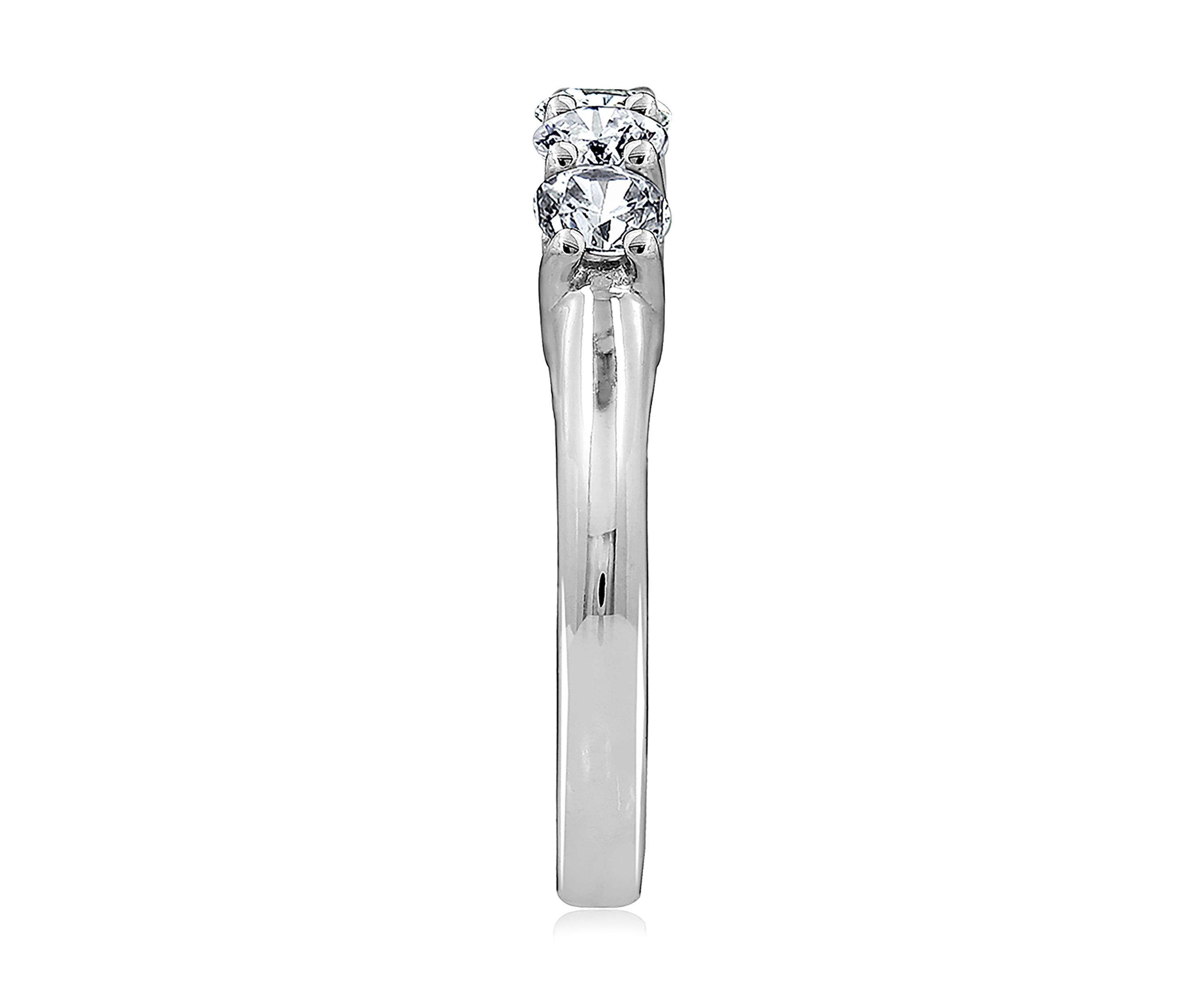 1 ct. t.w. Round Cut Cubic Zirconia 5-Stone Ring