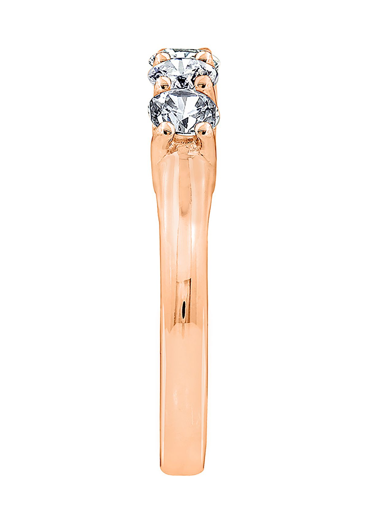  1 ct. t.w. Round Cut Cubic Zirconia 5-Stone Ring