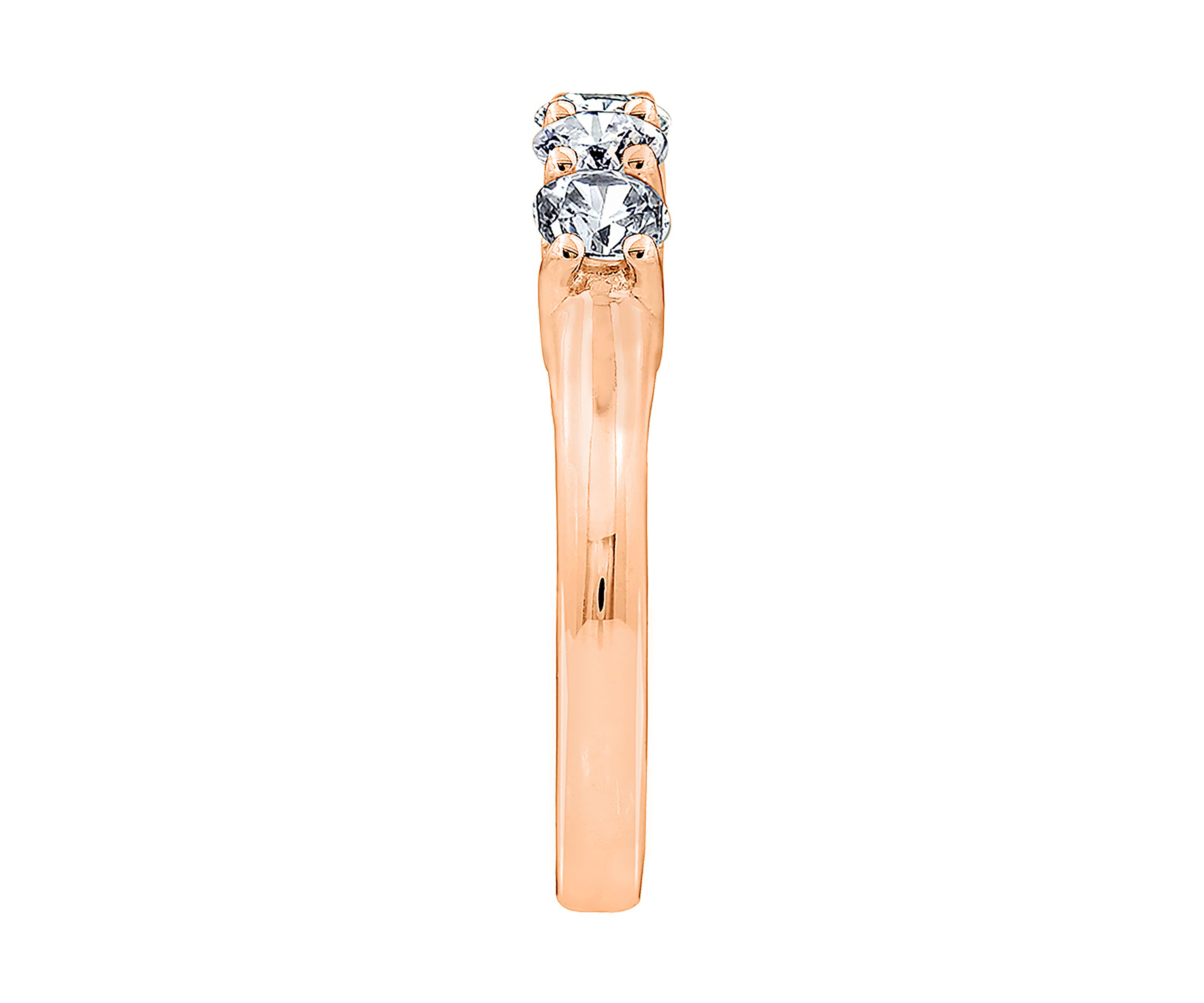  1 ct. t.w. Round Cut Cubic Zirconia 5-Stone Ring