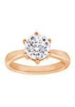 3.5 ct. t.w. Round Cut Cubic Zirconia Solitaire Ring