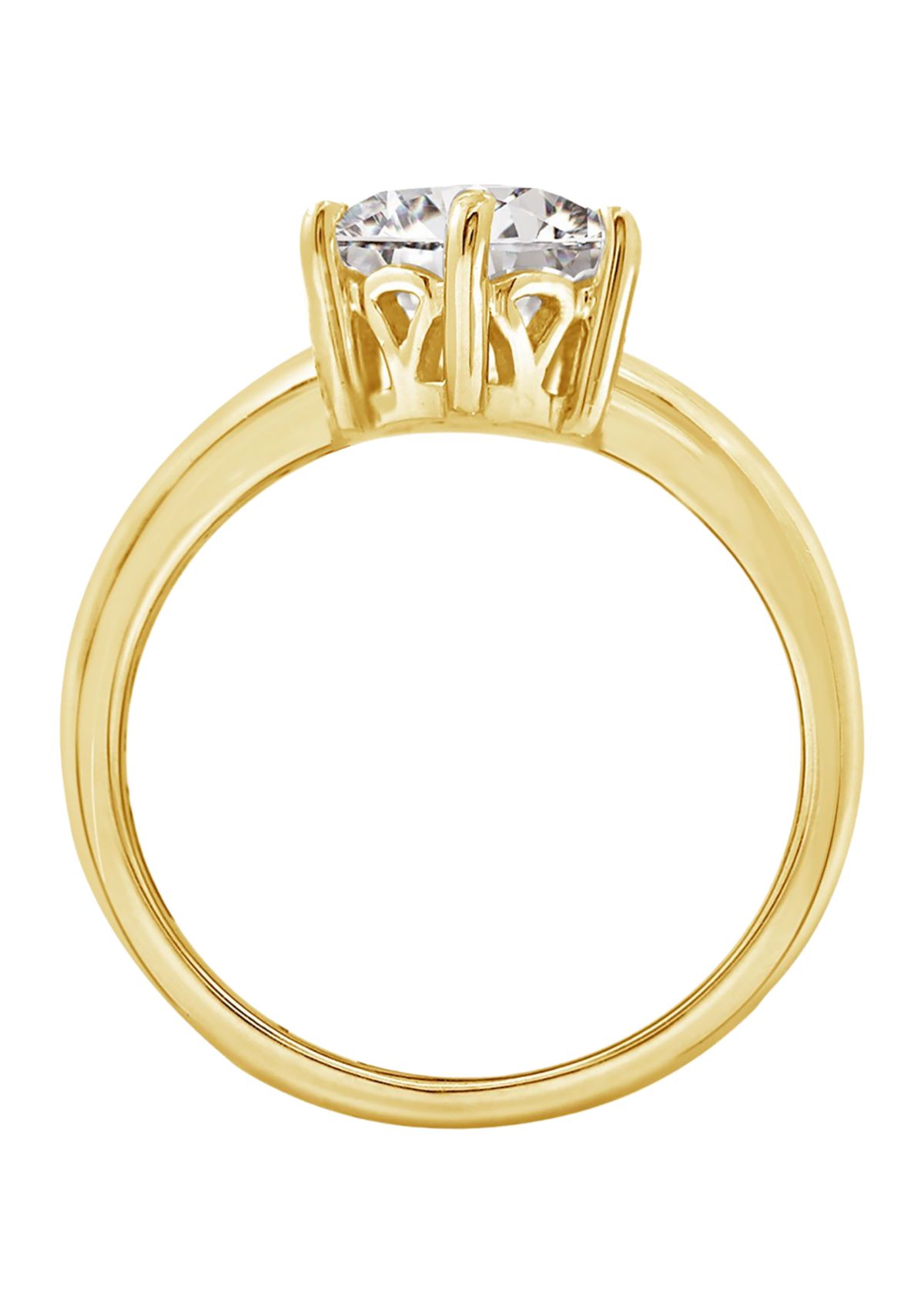 3.5 ct. t.w. Round Cut Cubic Zirconia Solitaire Ring
