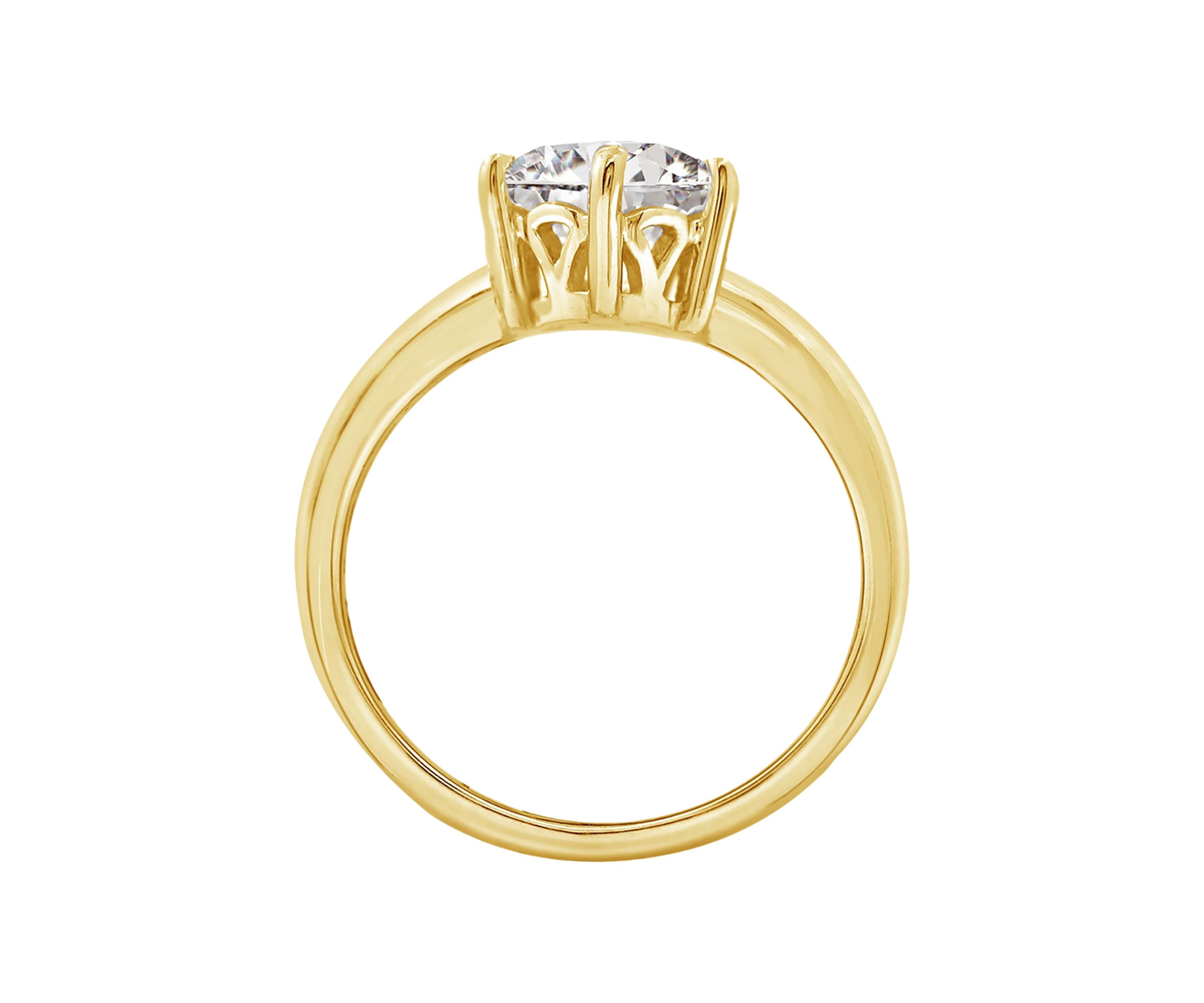 3.5 ct. t.w. Round Cut Cubic Zirconia Solitaire Ring