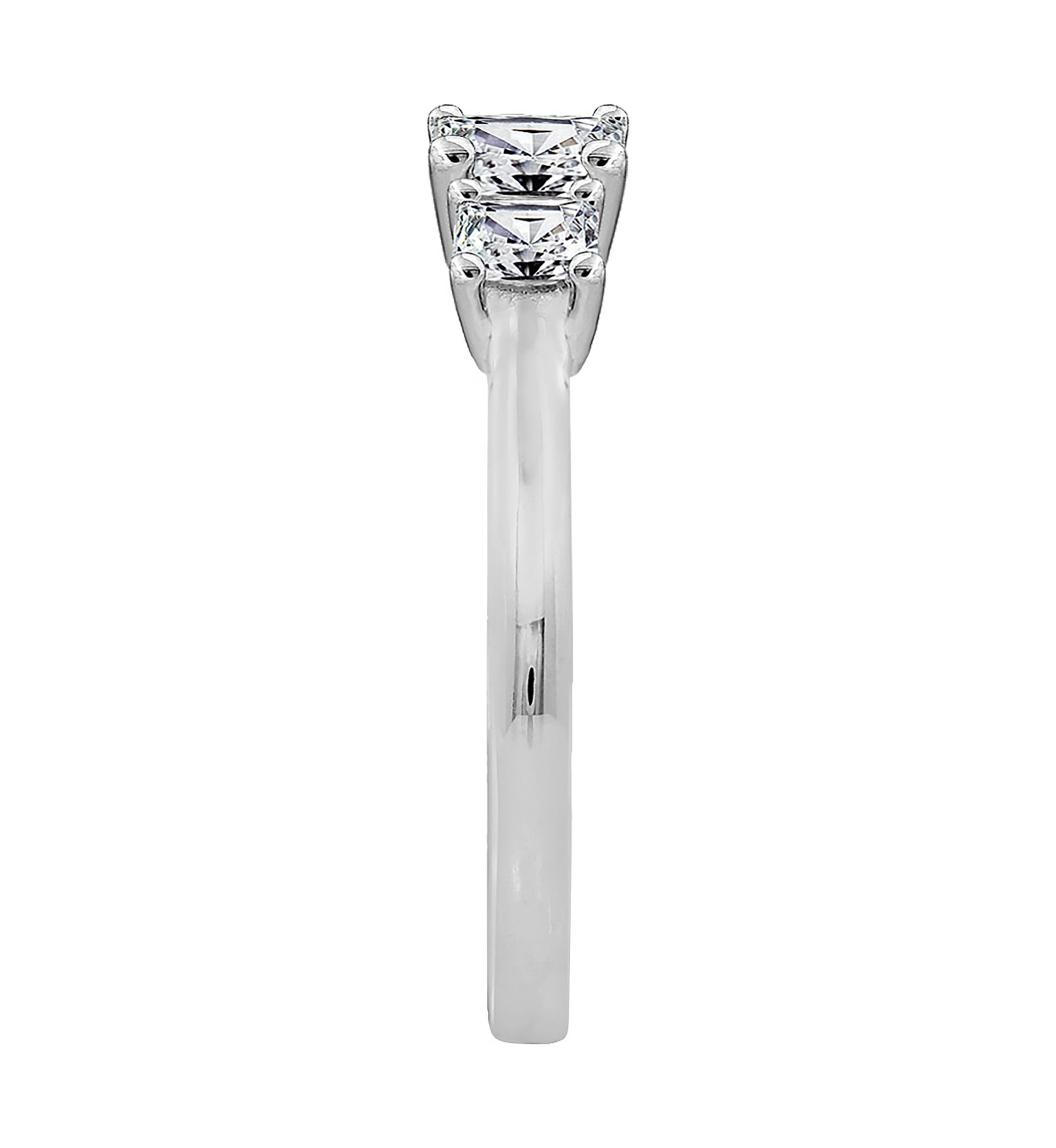 1 ct. t.w. Princess Cut Cubic Zirconia 3-Stone Ring