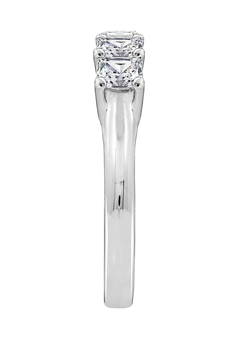 2 ct. t.w. Princess Cut Cubic Zirconia 5-Stone Ring