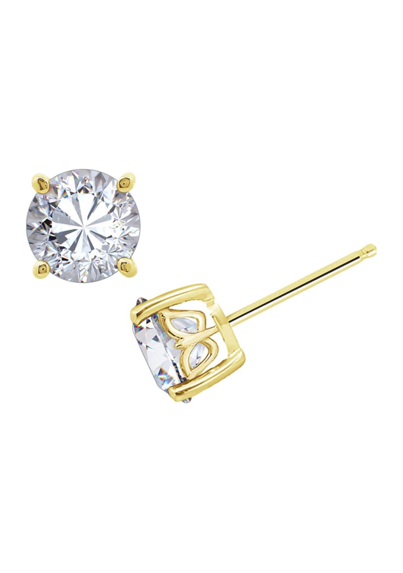 3 ct. t.w. Round Cut Cubic Zirconia Stud Earrings