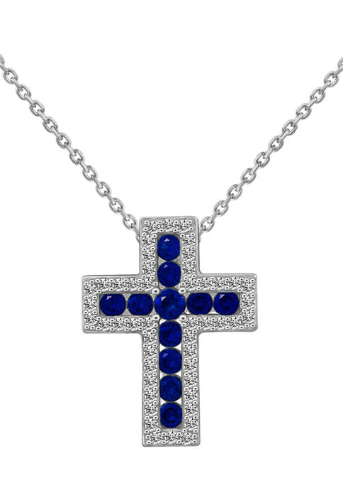 Created Cross Pendant with Chain