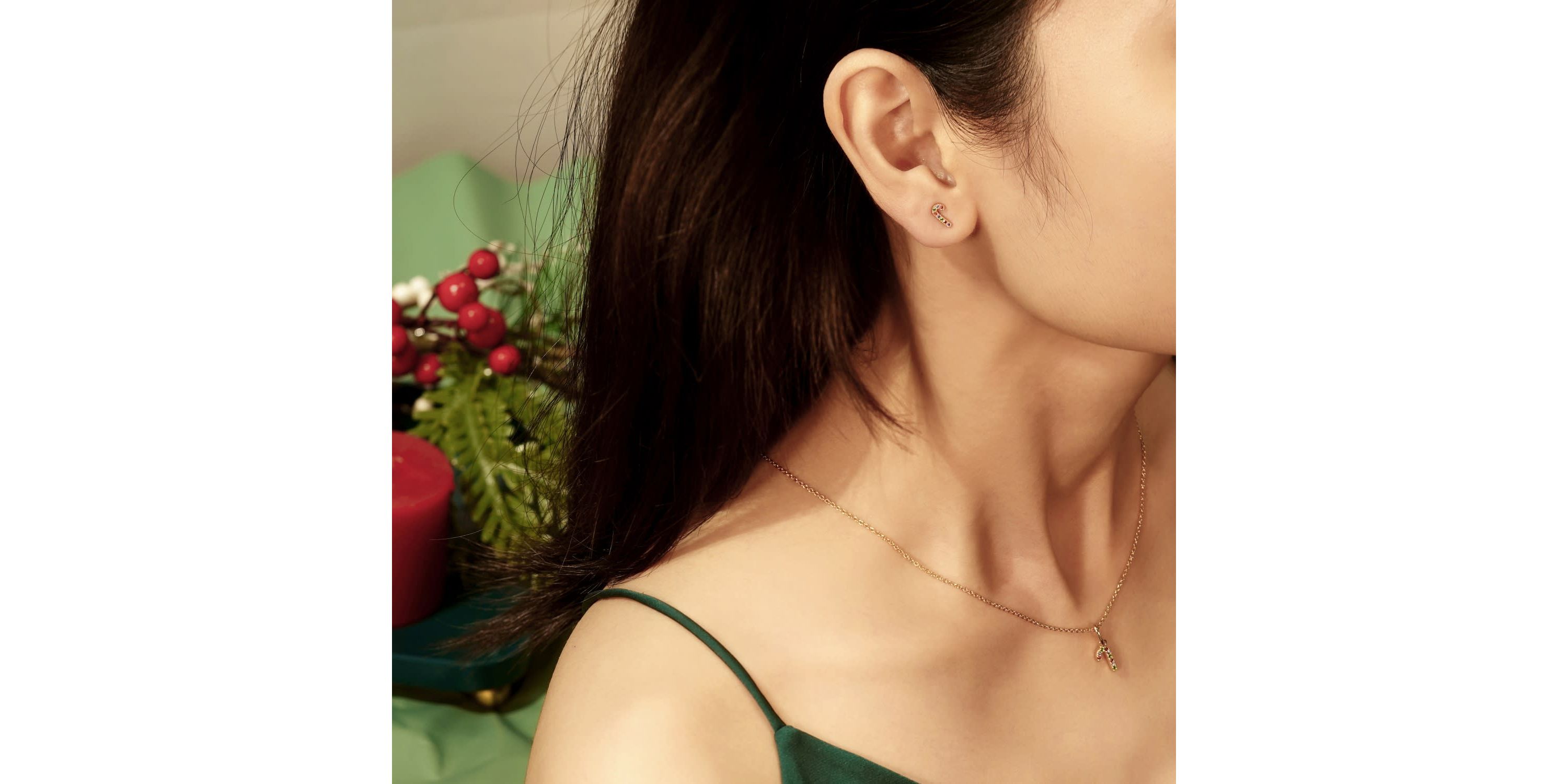 Yellow Gold Clad Sterling Silver Earrings