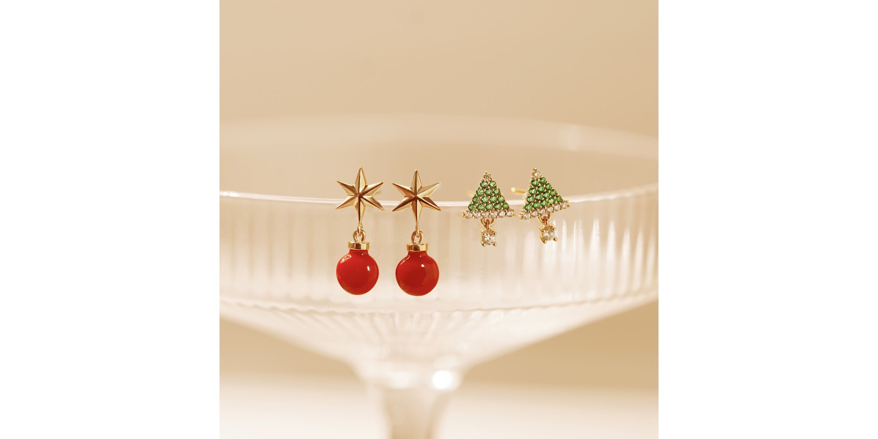 Yellow Gold Clad Sterling Silver Earrings