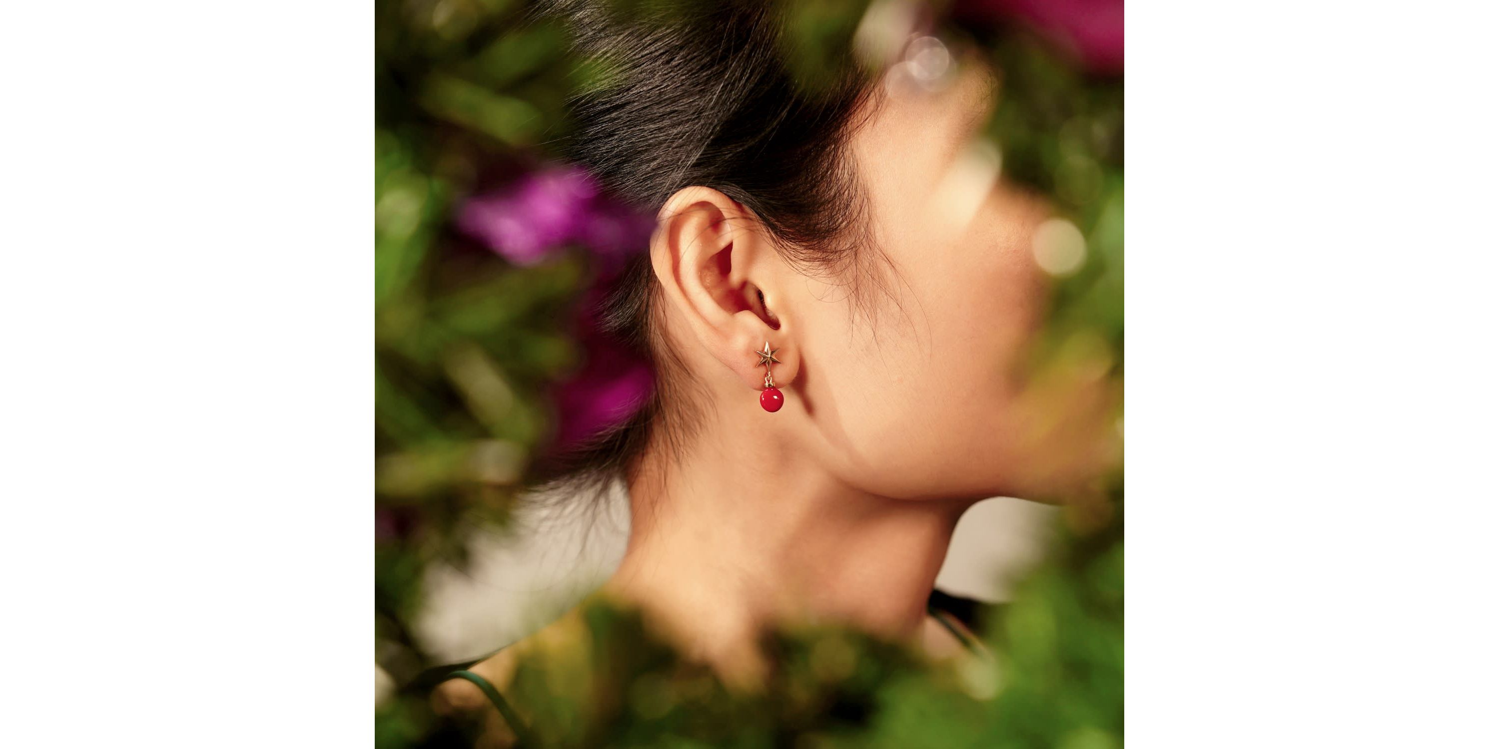 Yellow Gold Clad Sterling Silver Earrings