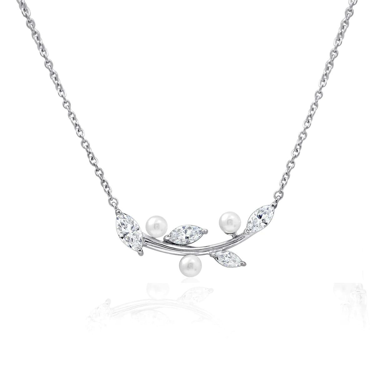 Platinum clad Sterling Silver Necklace