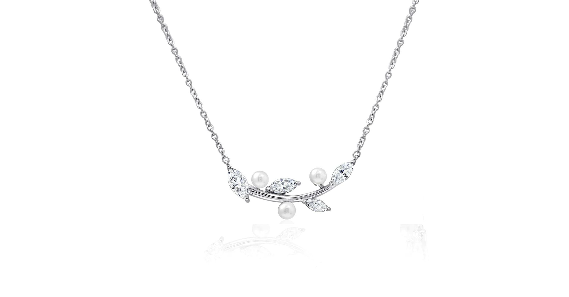 Platinum clad Sterling Silver Necklace