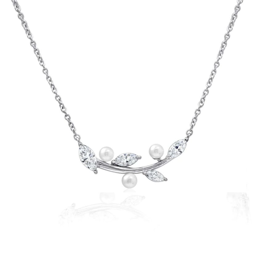 Platinum clad Sterling Silver Necklace