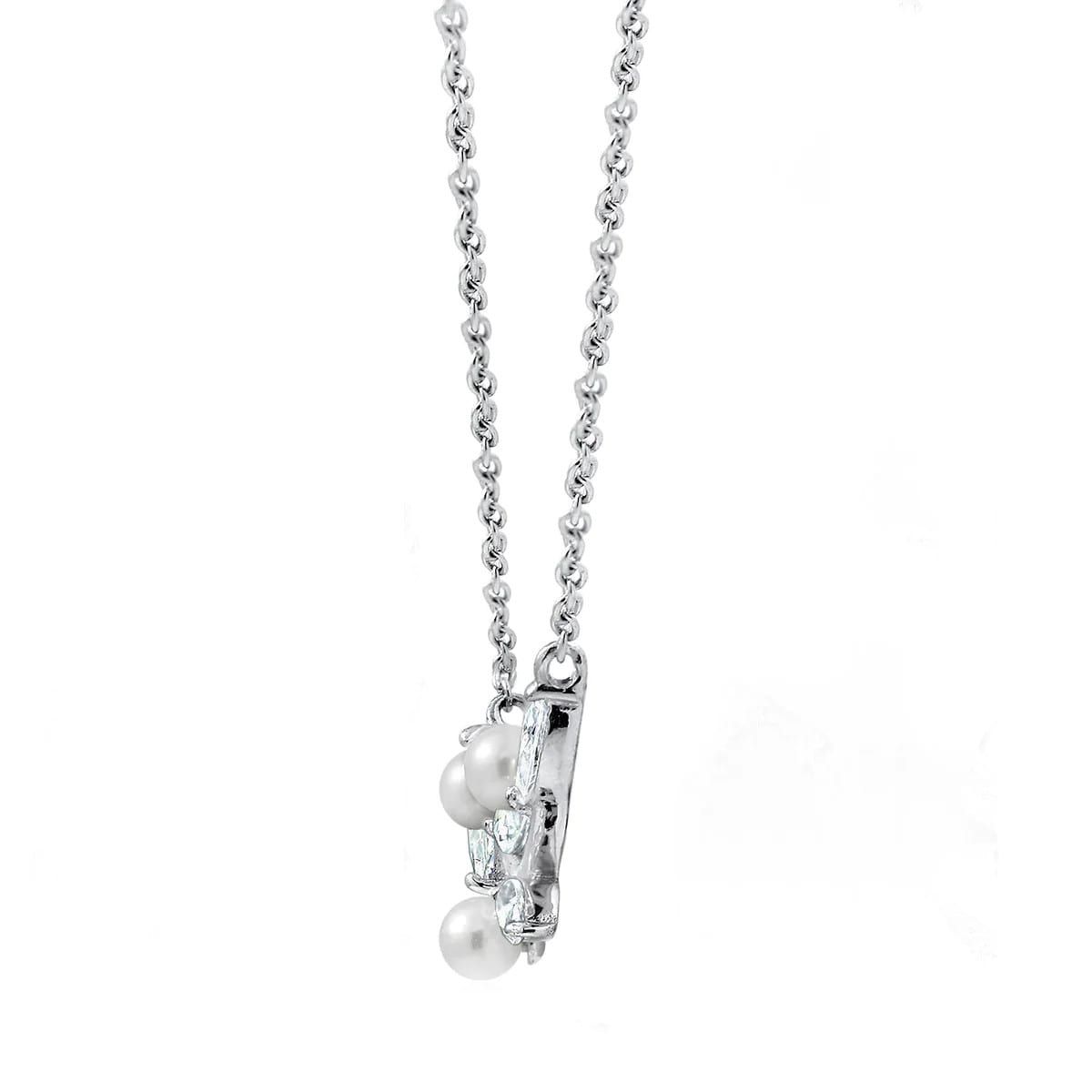 Platinum clad Sterling Silver Necklace