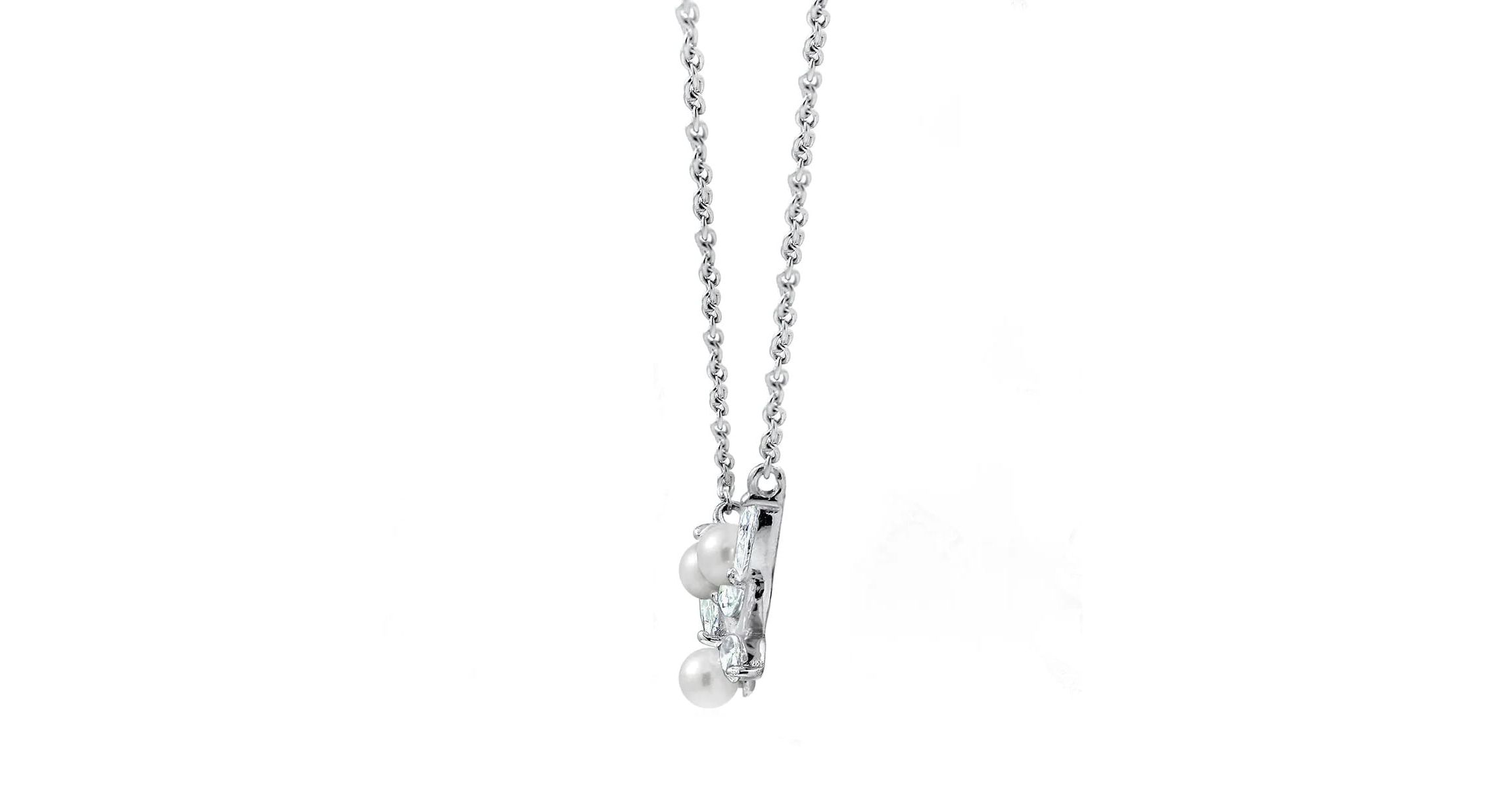 Platinum clad Sterling Silver Necklace