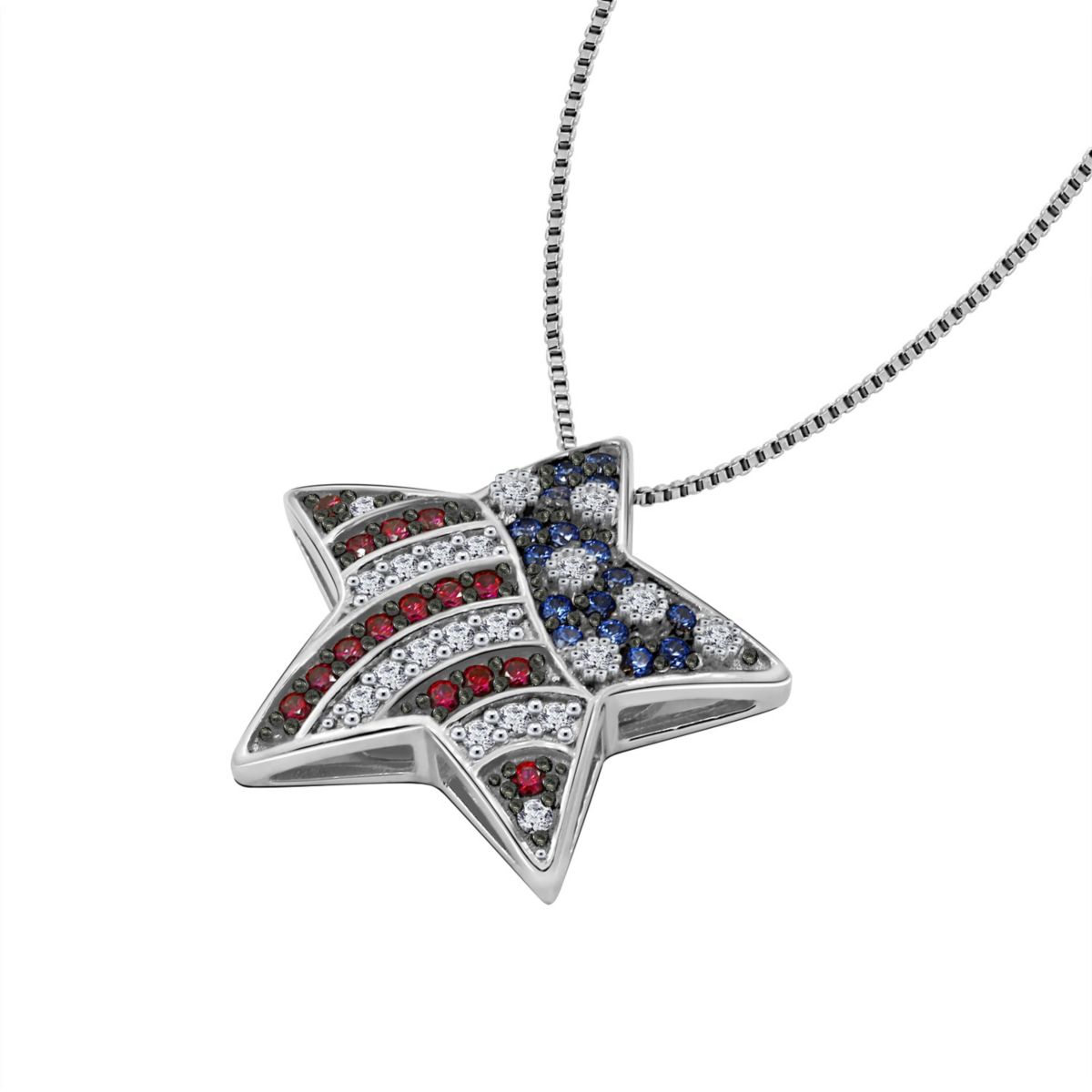 Platinum clad Sterling Silver Pendant