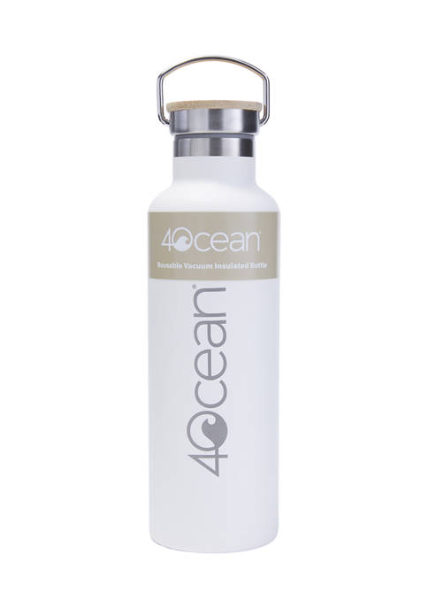 4Ocean White Reusable Bottle