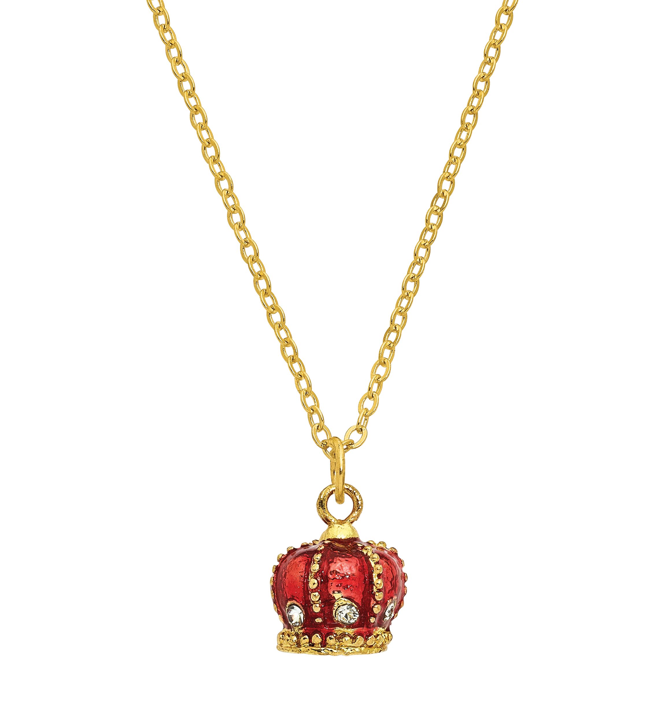 Bejeweled HER MAJESTYS CROWN Carriage Trinket Box